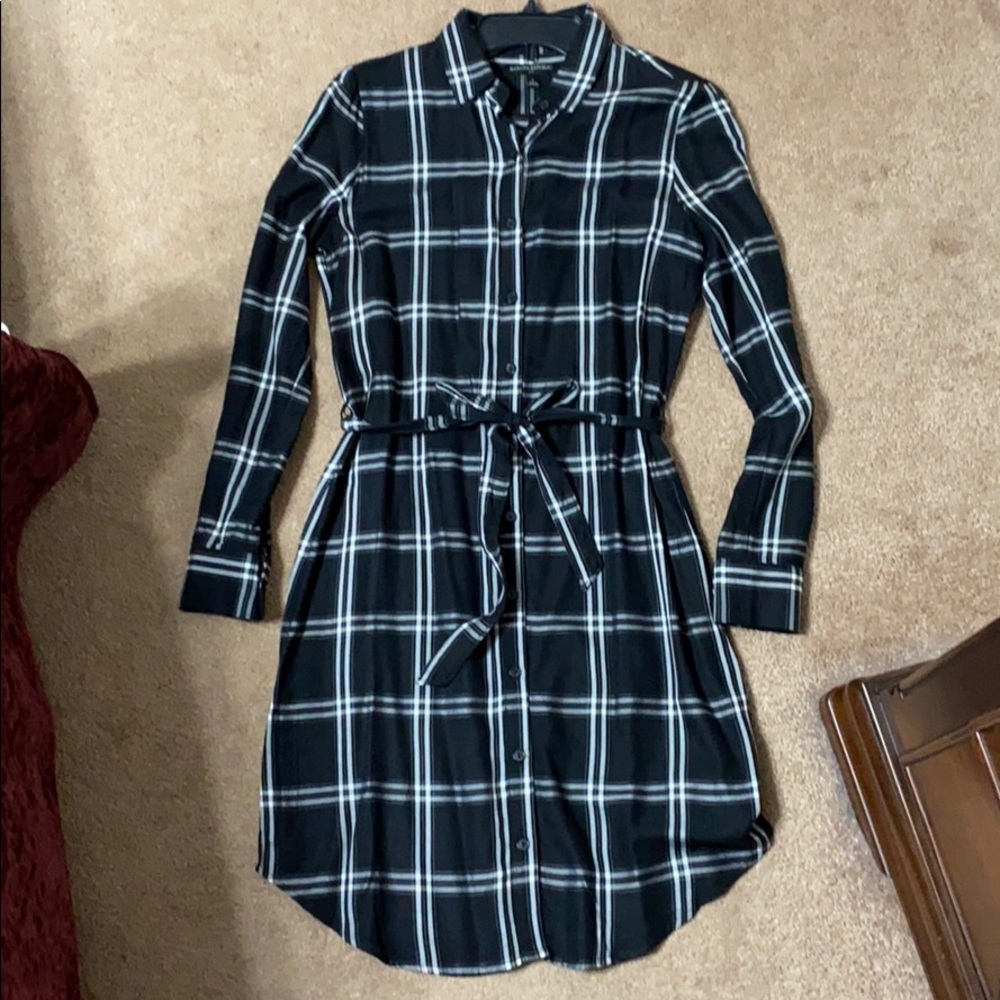 Banana Republic plaid dress
